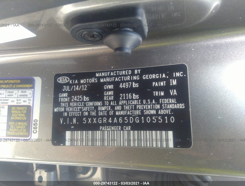 5XXGR4A65DG105510
