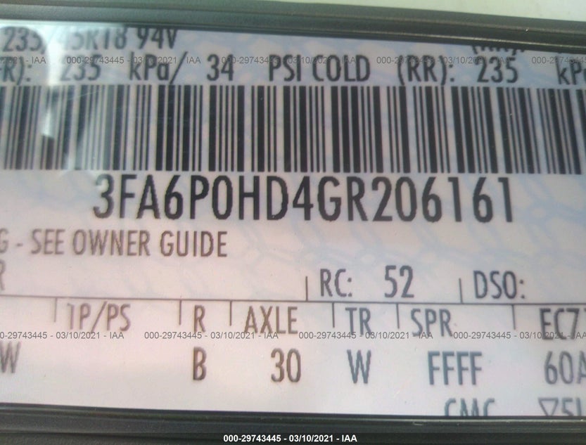 3FA6P0HD4GR206161