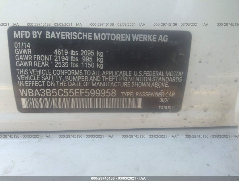 WBA3B5C55EF599958