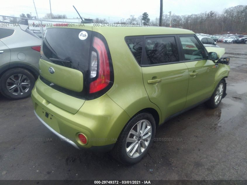 2017 Kia Soul + VIN: KNDJP3A54H7876746 Lot: 29749372