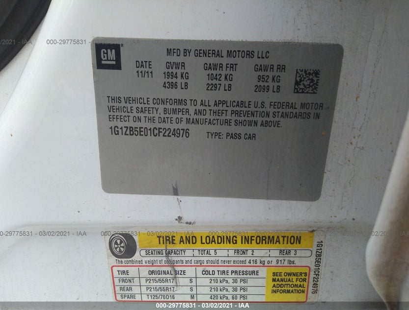 1G1ZB5E01CF224976