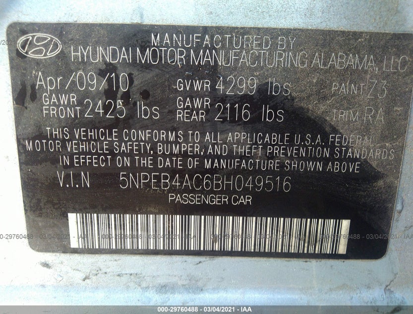 5NPEB4AC6BH049516