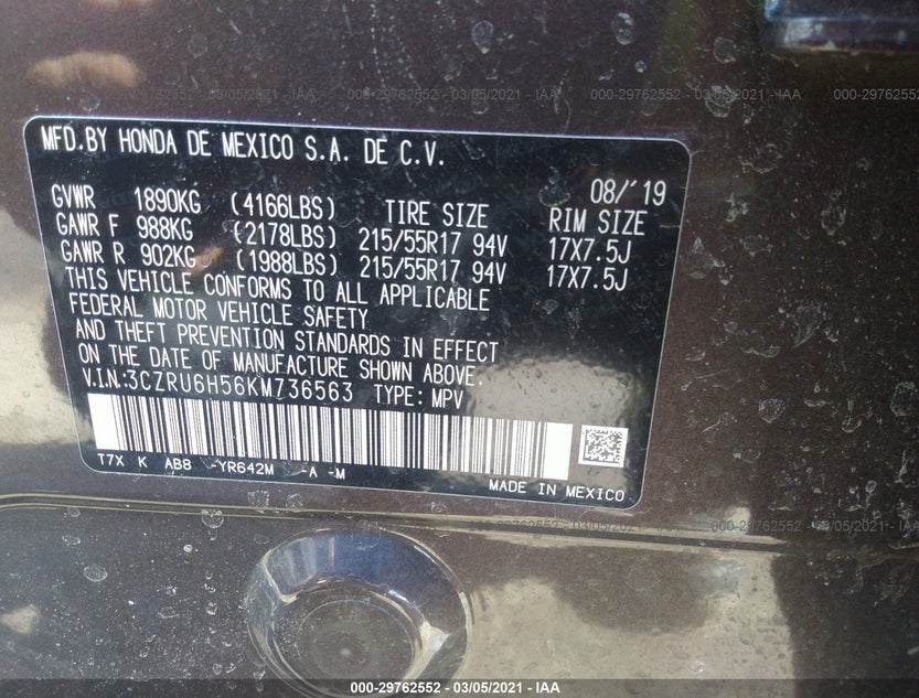 3CZRU6H56KM736563