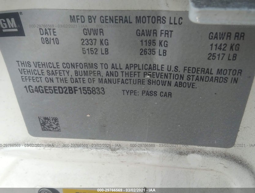 1G4GE5ED2BF155833