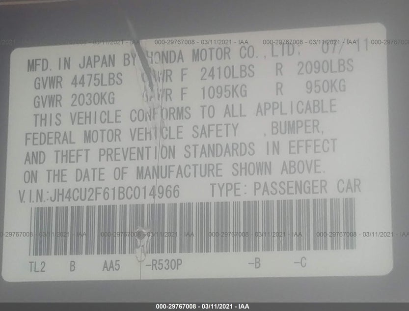 JH4CU2F61BC014966