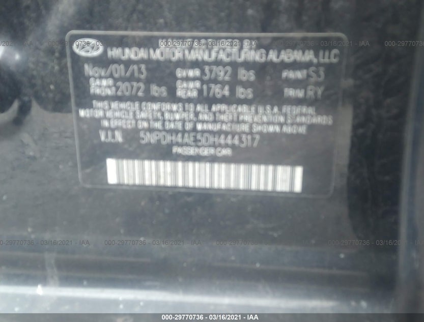 5NPDH4AE5DH444317
