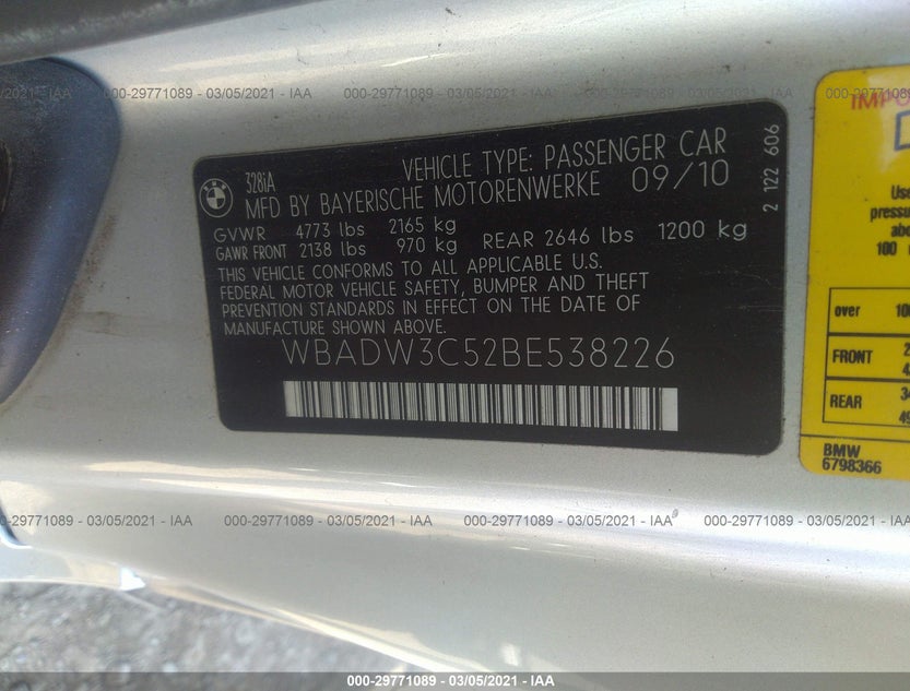 WBADW3C52BE538226