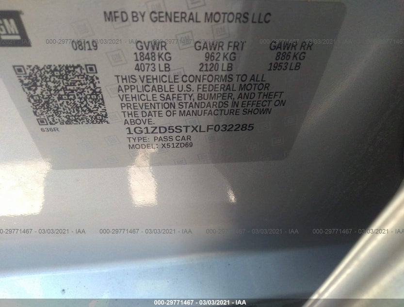 1G1ZD5STXLF032285