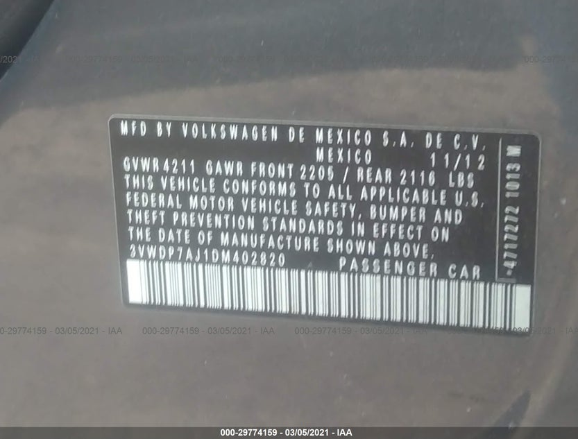 3VWDP7AJ1DM402820