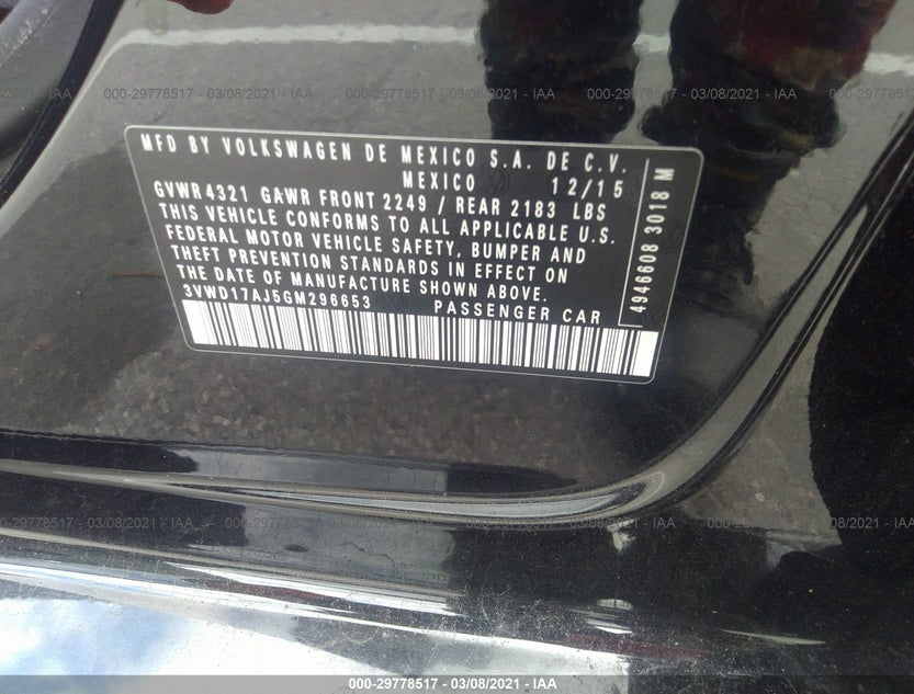 3VWD17AJ5GM296653