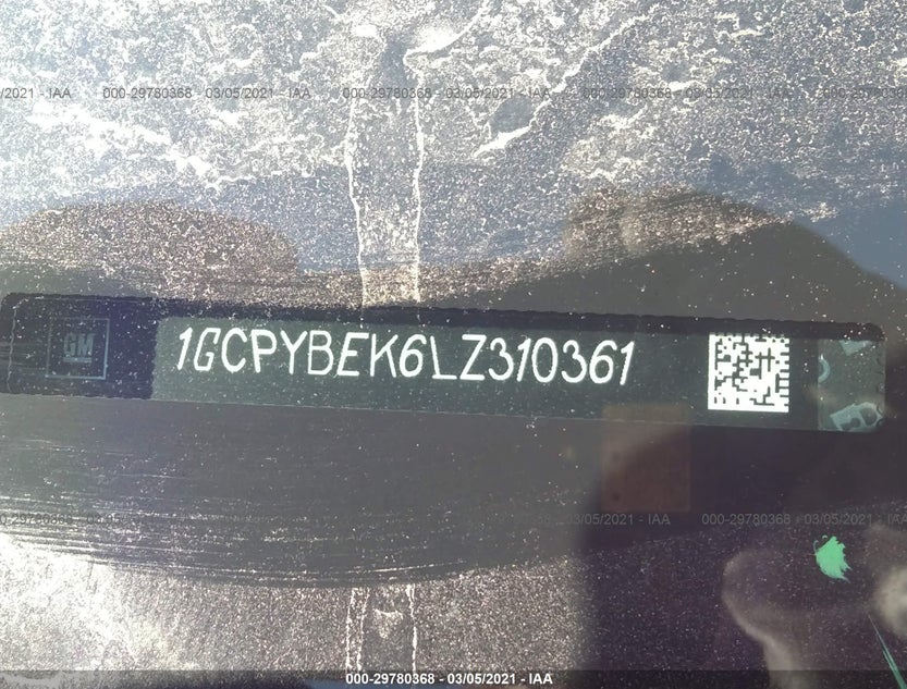 1GCPYBEK6LZ310361