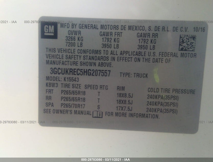 3GCUKREC5HG207557