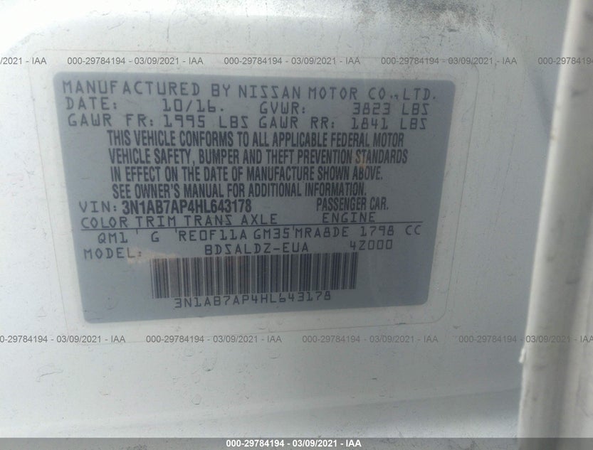 3N1AB7AP4HL643178