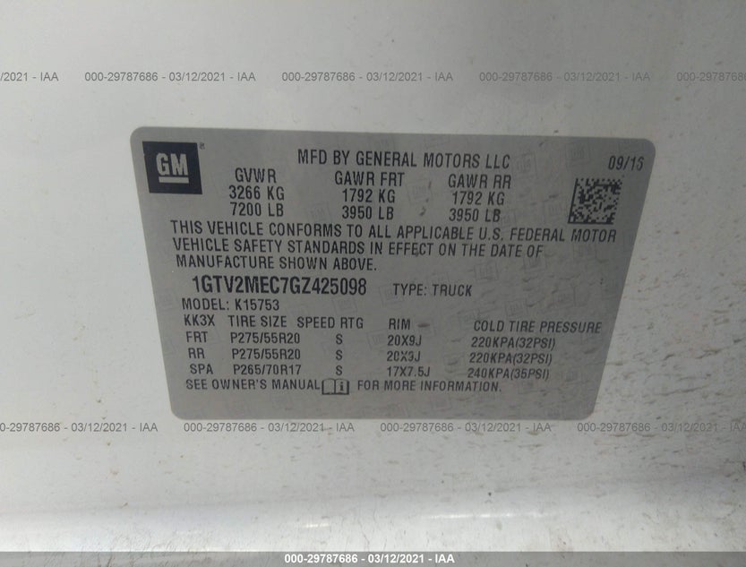 1GTV2MEC7GZ425098