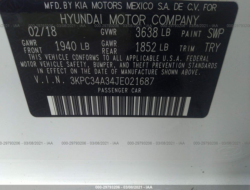 3KPC34A34JE021687