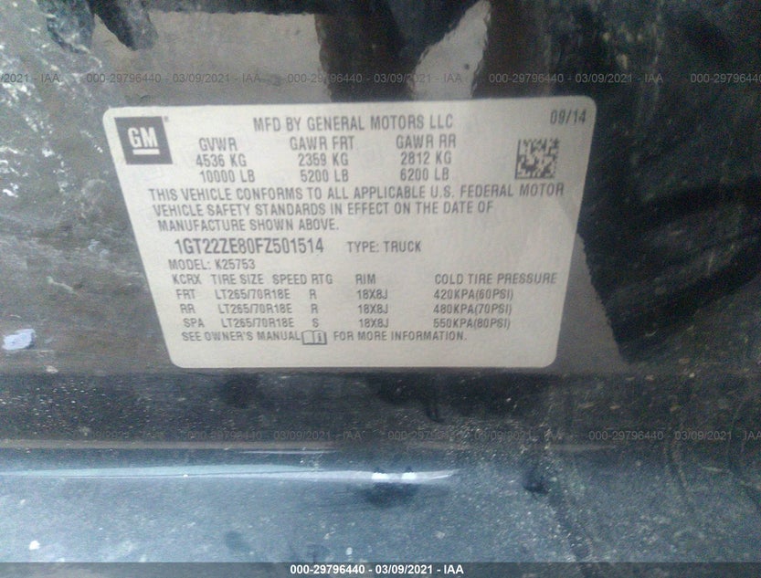 1GT22ZE80FZ501514