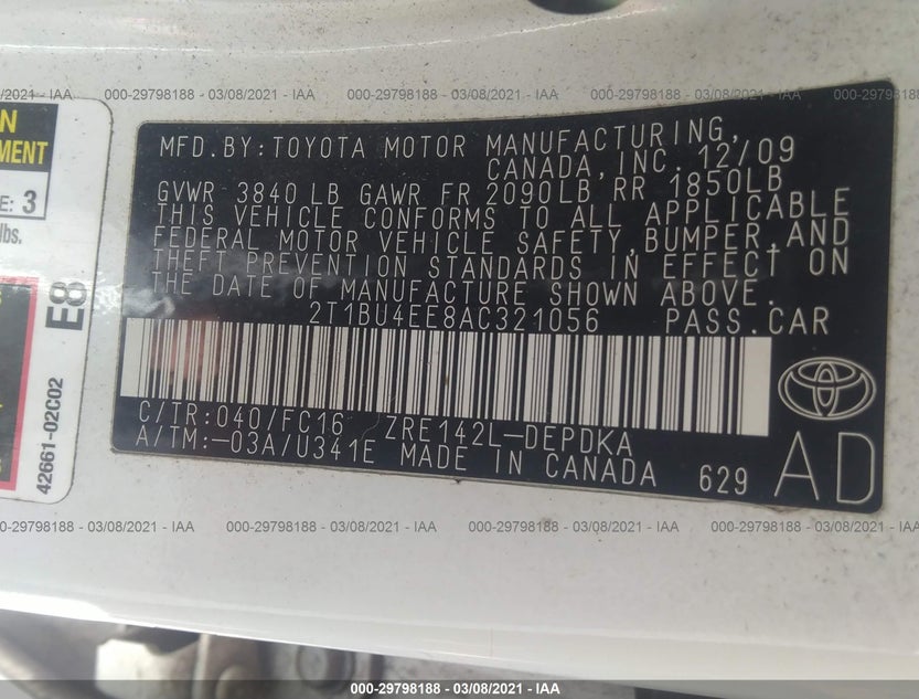 2T1BU4EE8AC321056