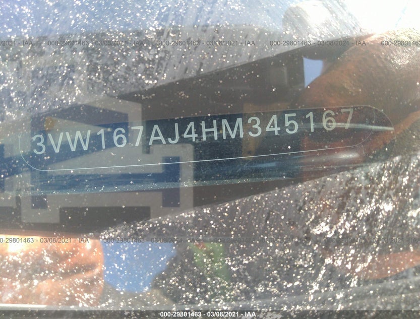 3VW167AJ4HM345167