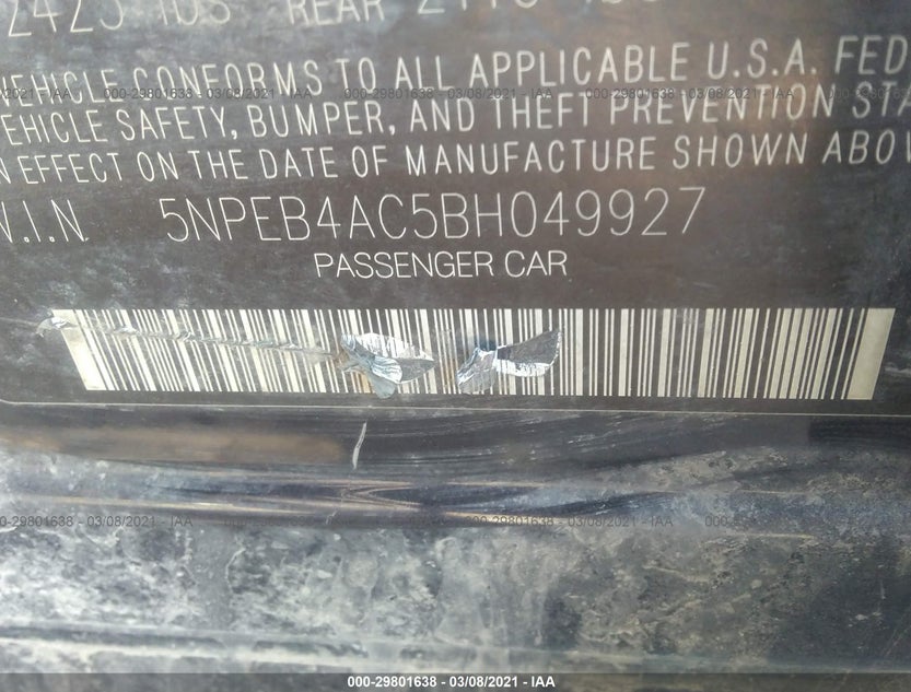 5NPEB4AC5BH049927