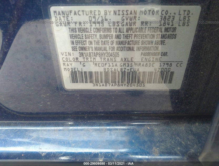 3N1AB7AP8HY204505