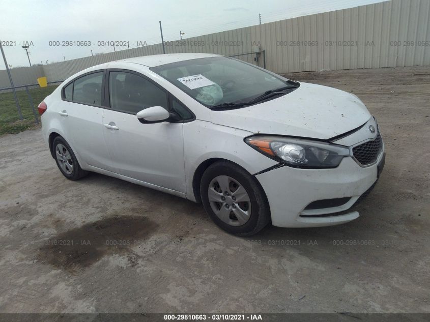 2016 Kia Forte Lx VIN: KNAFK4A63G5501313 Lot: 29810663