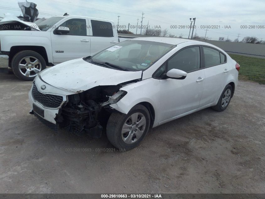 KNAFK4A63G5501313 2016 Kia Forte Lx