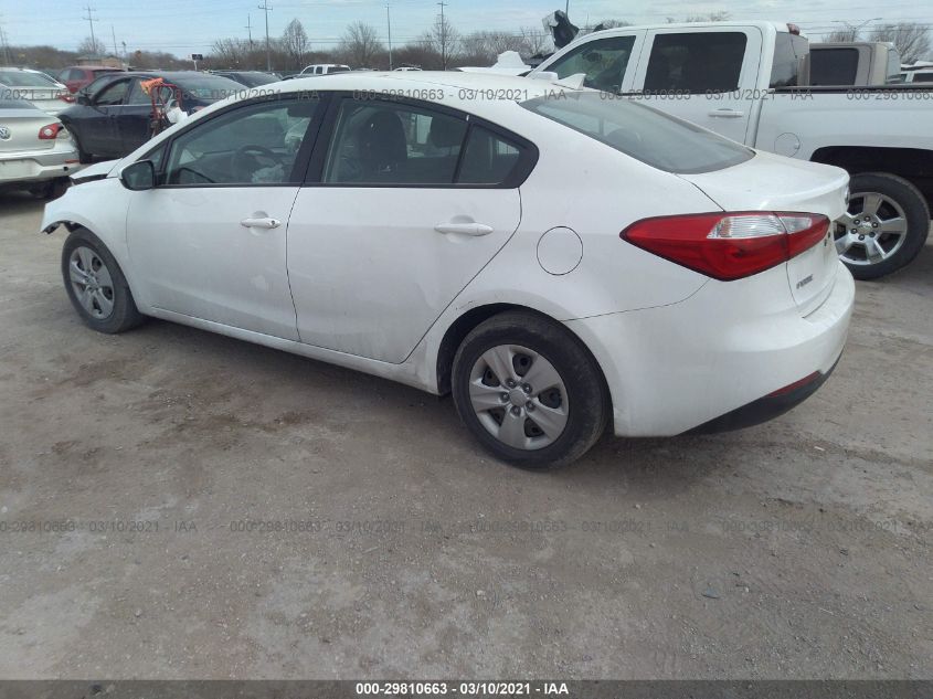 KNAFK4A63G5501313 2016 Kia Forte Lx