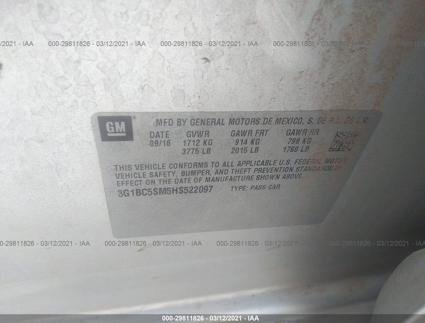 3G1BC5SM5HS522097