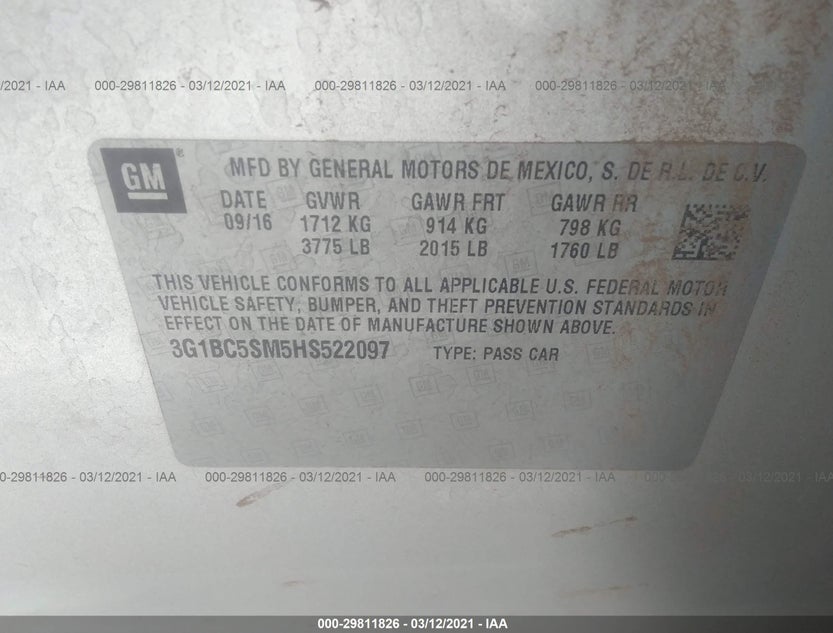 3G1BC5SM5HS522097