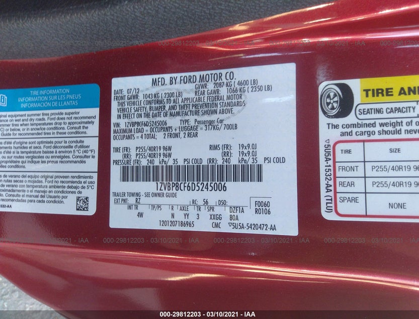 1ZVBP8CF6D5245006
