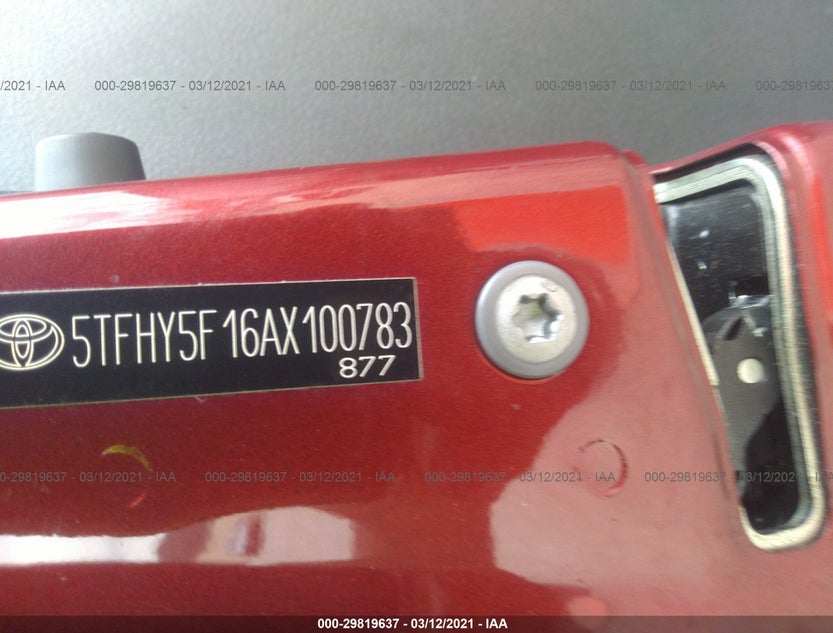 5TFHY5F16AX100783