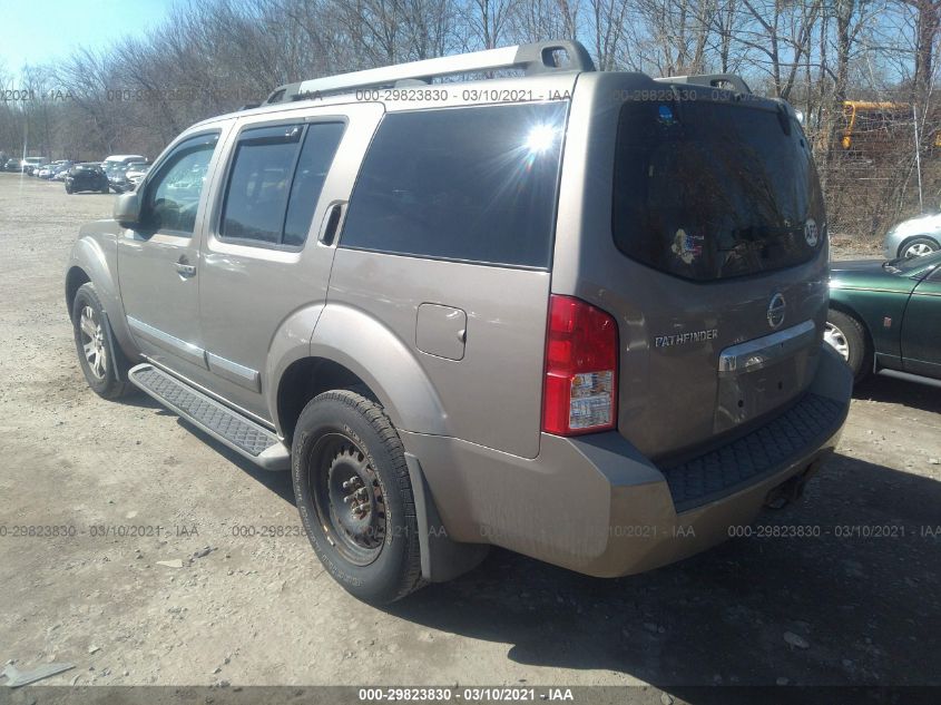 2008 Nissan Pathfinder Le VIN: 5N1AR18B98C642275 Lot: 29823830