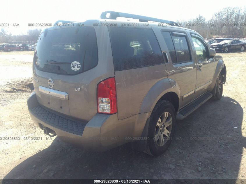 2008 Nissan Pathfinder Le VIN: 5N1AR18B98C642275 Lot: 29823830