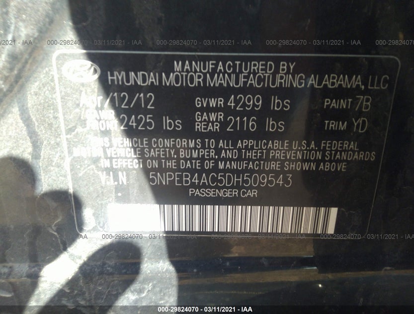 5NPEB4AC5DH509543