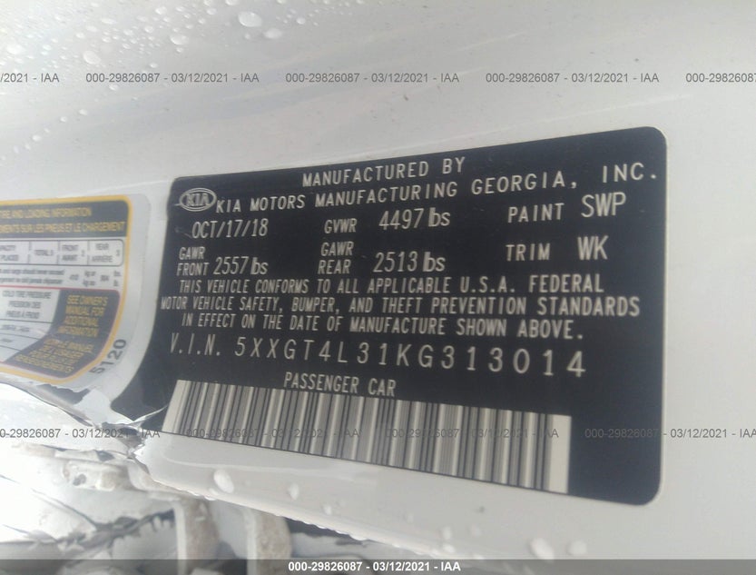 5XXGT4L31KG313014