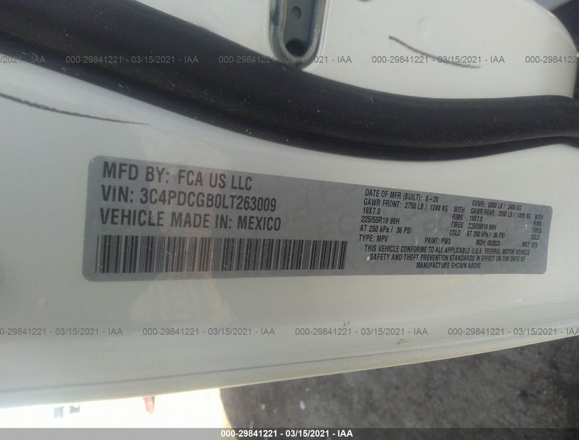 3C4PDCGB0LT263009