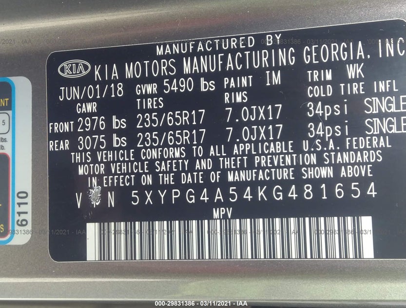 5XYPG4A54KG481654