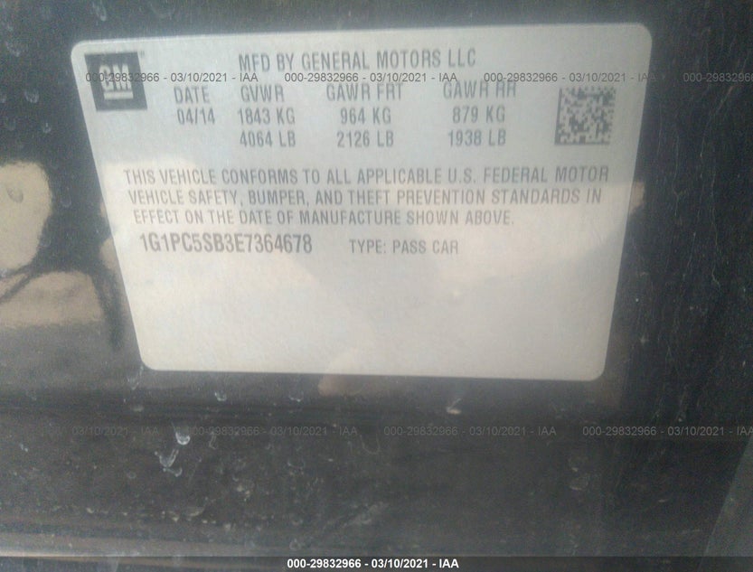 1G1PC5SB3E7364678