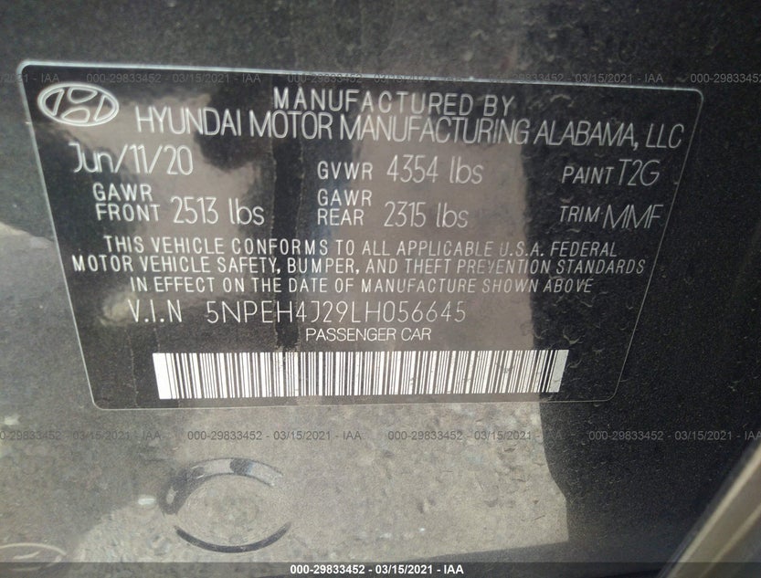 5NPEH4J29LH056645