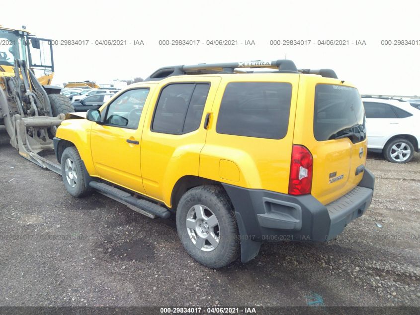 2007 Nissan Xterra S VIN: 5N1AN08W87C533930 Lot: 29834017