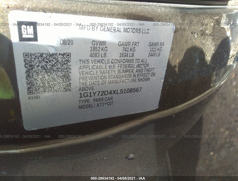 1G1Y72D4XL5108567