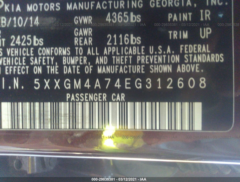 5XXGM4A74EG312608