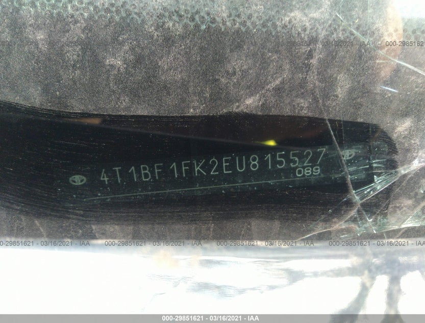 4T1BF1FK2EU815527