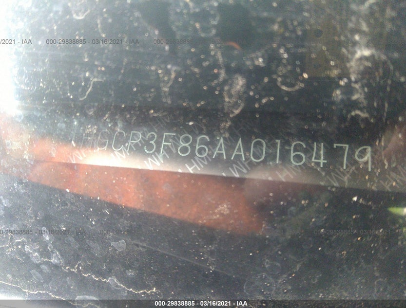 1HGCP3F86AA016479