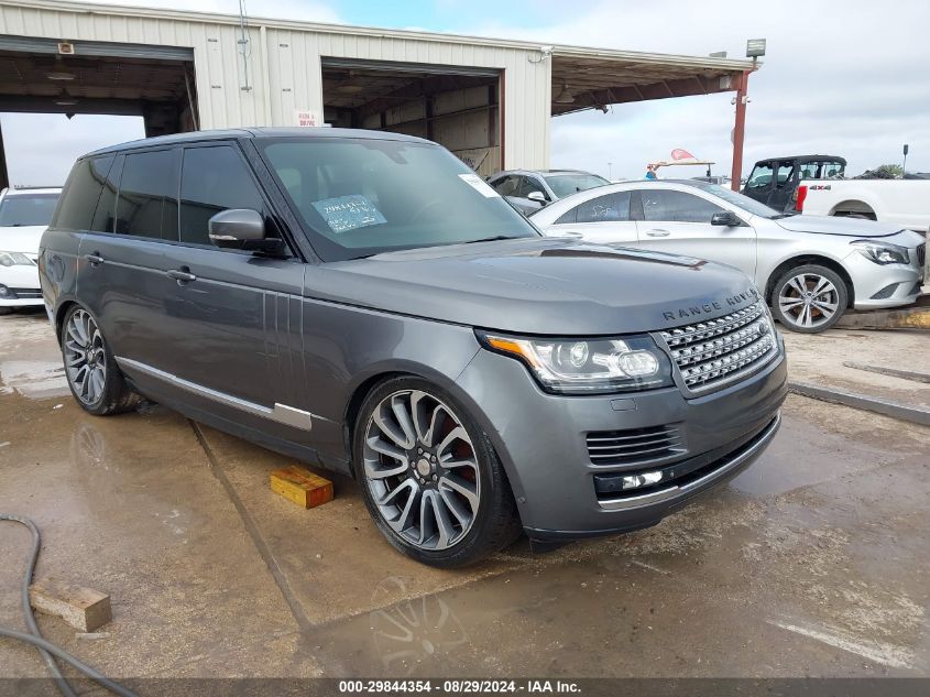 2014 Land Rover Range Rover 5.0L V8 Supercharged/5.0L V8 Supercharged Ebony Edition VIN: SALGS2TF8EA156169 Lot: 29844354