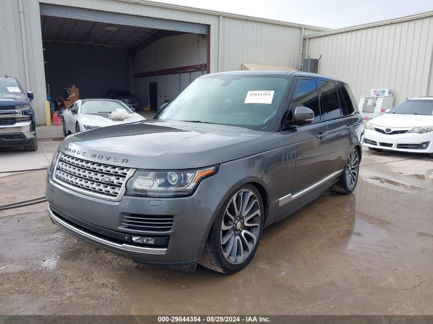 2014 Land Rover Range Rover 5.0L V8 Supercharged/5.0L V8 Supercharged Ebony Edition VIN: SALGS2TF8EA156169 Lot: 29844354