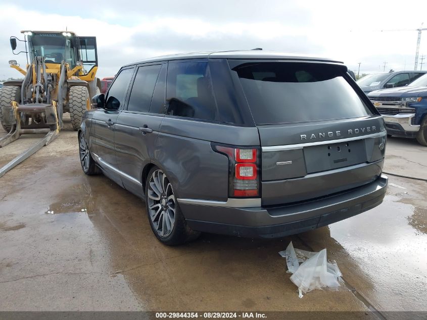 2014 Land Rover Range Rover 5.0L V8 Supercharged/5.0L V8 Supercharged Ebony Edition VIN: SALGS2TF8EA156169 Lot: 29844354