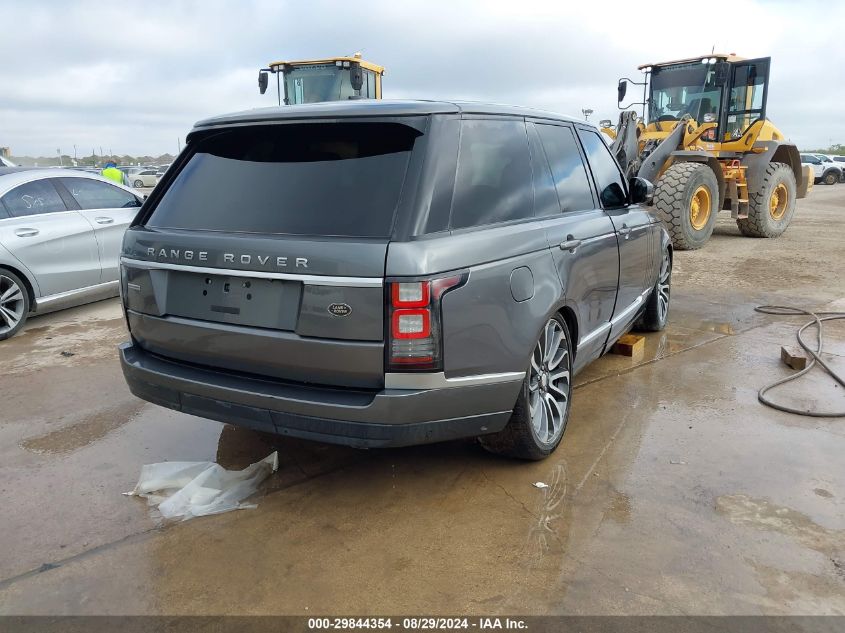 2014 Land Rover Range Rover 5.0L V8 Supercharged/5.0L V8 Supercharged Ebony Edition VIN: SALGS2TF8EA156169 Lot: 29844354