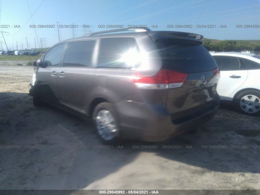 2012 Toyota Sienna Xle V6 8 Passenger VIN: 5TDYK3DC5CS229133 Lot: 40627509