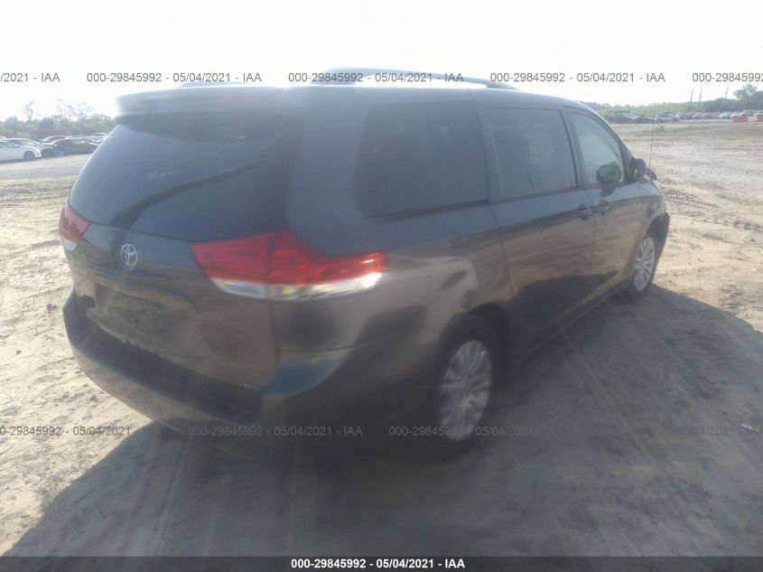 2012 Toyota Sienna Xle V6 8 Passenger VIN: 5TDYK3DC5CS229133 Lot: 40627509